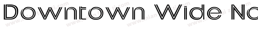 Downtown Wide Norma字体转换